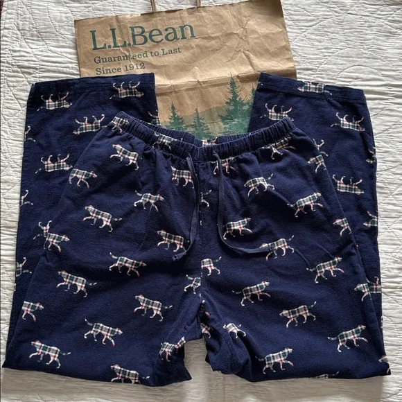 LL Bean PJ Pants - Picture 2 of 9